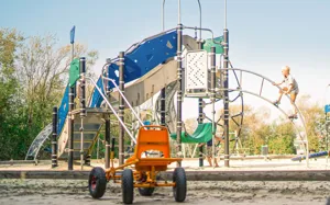 Hvidbjerg Strand Camping Resort Legeplads Klatretårn