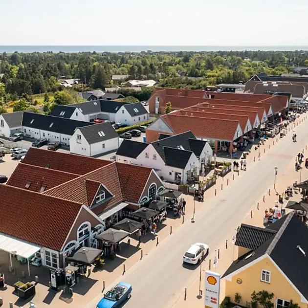 Hvidbjerg Strand Camping Resort Blaavand By Drone