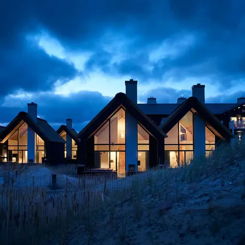 Hvidbjerg Strand Camping Resort Strandhotel Villaer Aften